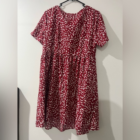 Red shein floral dress - Picture 2 of 3